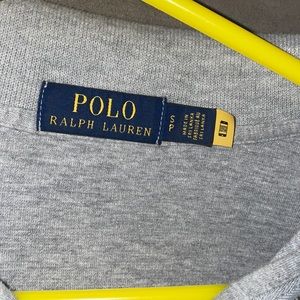 Grey Polo Sweater